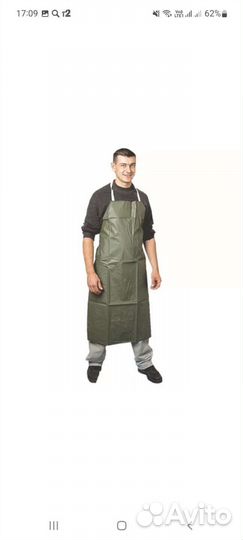 Фартук мужской рабочий водонепроницаемый