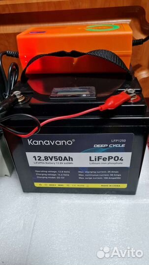 Аккумулятор LiFepo4 12V/50Ah+з.у