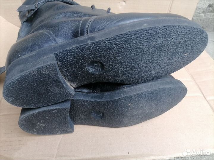 Берцы кожаные, подошва микро пора