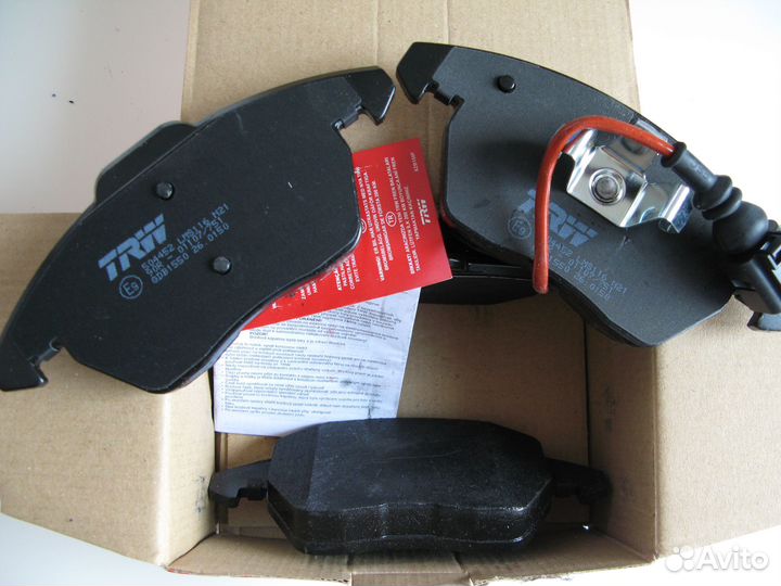 Тормозные колодки передние TRW skoda,WV,audi