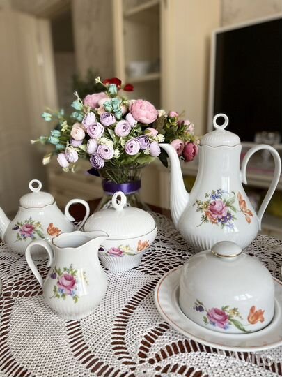 Сервиз фарфоровый ГДР jlmenau