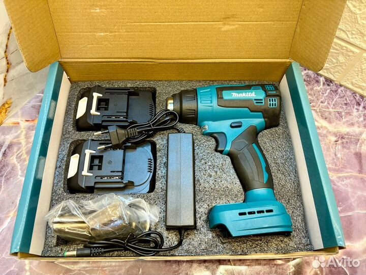 Фен строительный аккумуляторный makita 24v