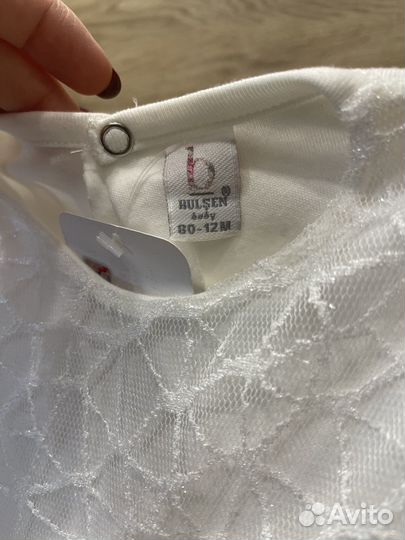 Детское нарядное платье 80 размер