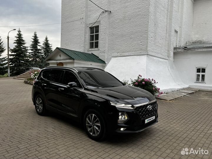 Hyundai Santa Fe 2.4 AT, 2018, 136 000 км