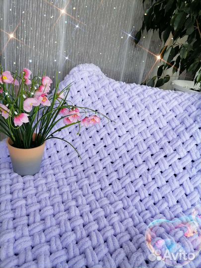 Плюшевые пледы ручной работы