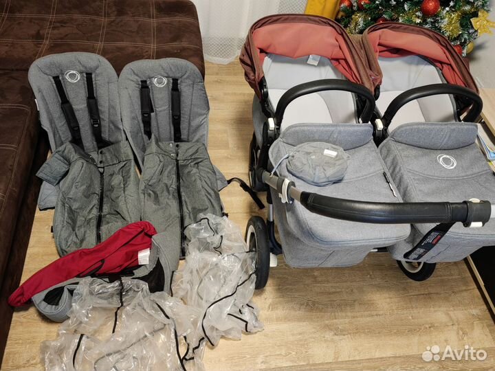 Коляска для двойни bugaboo donkey 2