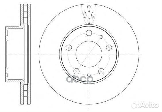 Диск торм. передн. Jumper Boxer Ducato (06)