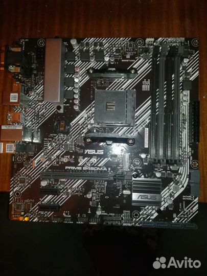 Материнская плата asus prame b450-all