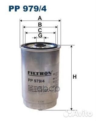 Фильтр топливный hyundai PP9794 Filtron