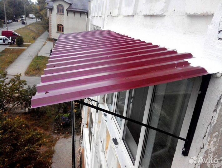 Крыша для балкона