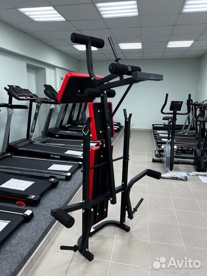 Скамья складная для жима с тягой Atlas Sport 1050