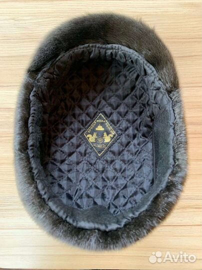 Меховая мужская кепка из нерпы