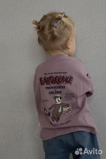 Лонгслив для девочки 98