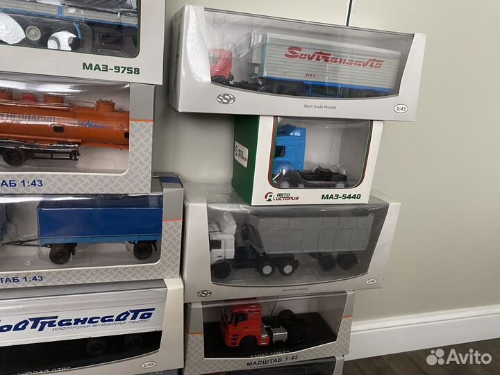 Модели 1:43 ssm автоистории камаз маз