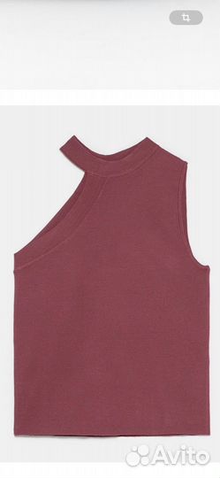 Трикотажный топ zara