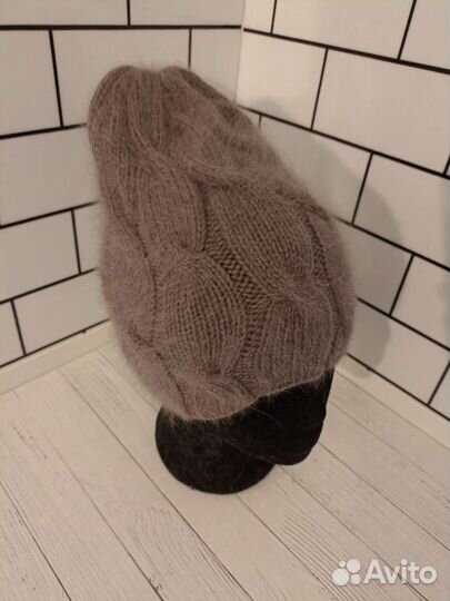 Шапка бини из пуха норки