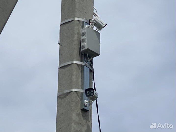 Видеонаблюдение IP UHD, Монтаж лвс