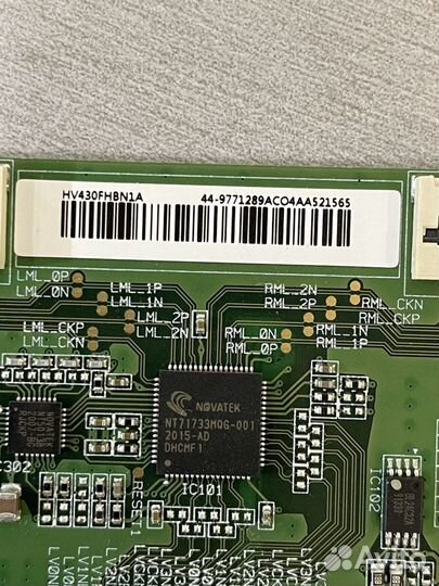 T-con HV430fhbn1A тв Samsung