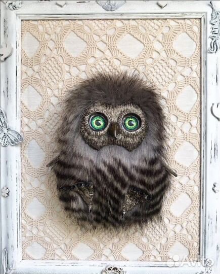 Сова, игрушка ручной работы