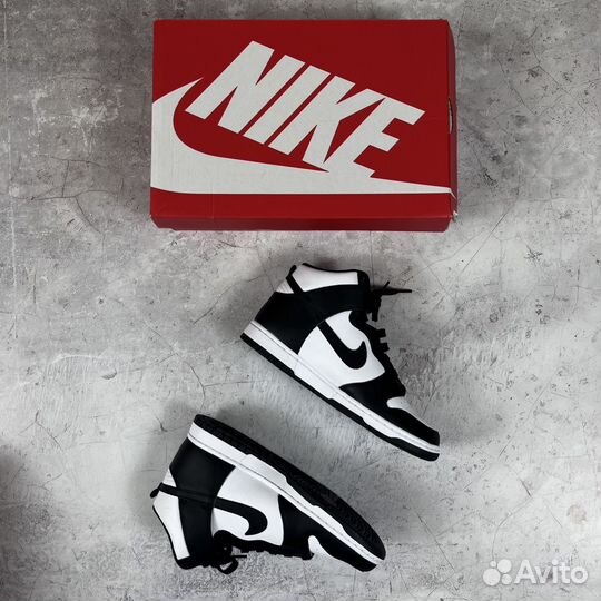 Новые Оригинал Кроссовки Nike Dunk High “Panda” 41