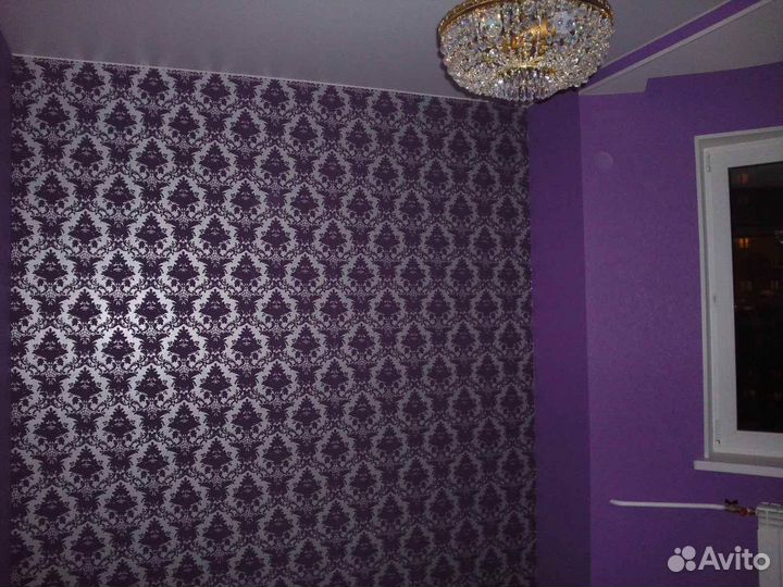 Поклейка обоев