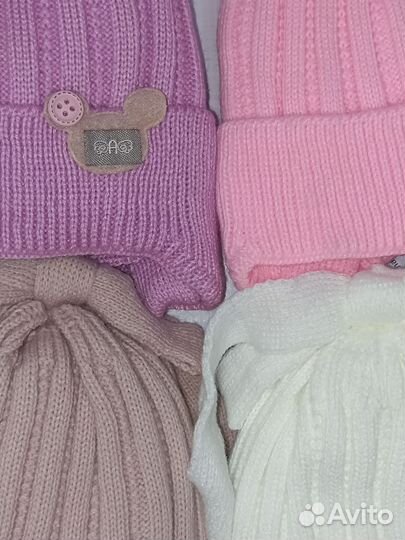 Шапка зимняя для девочки 42 44