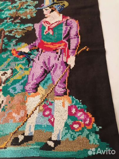 Старинная Картина вышивка крестом