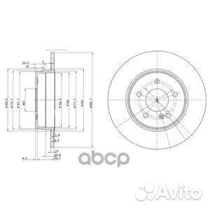 BG3239C Диск тормозной mercedes W203 180-350/W2