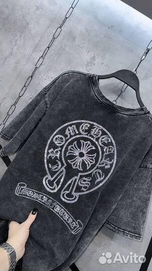 Футболка варенка Chrome Hearts оверсайз