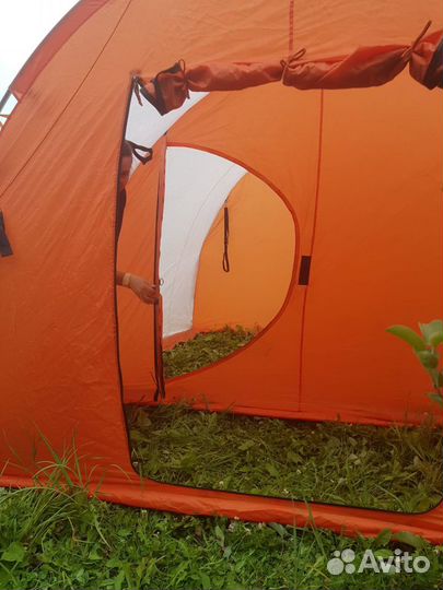 Походная баня с печкой