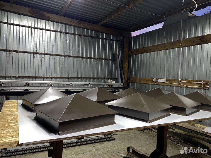 Услуги жестянщика (доборка, колпаки, дымоходы)