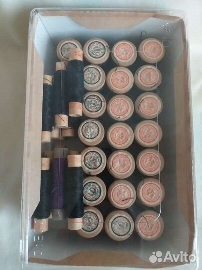 Нитки вязальные, швейные СССР