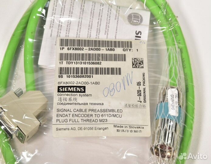 Кабель силовой Siemens 6FX8002-5DN01-1CA2