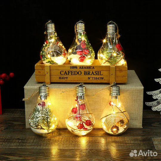 Новогоднее светодиодное украшение «Лампочка»