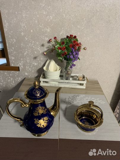 Чайники ГДР, СССР,набор Дулево 53г, кувшины, вазы
