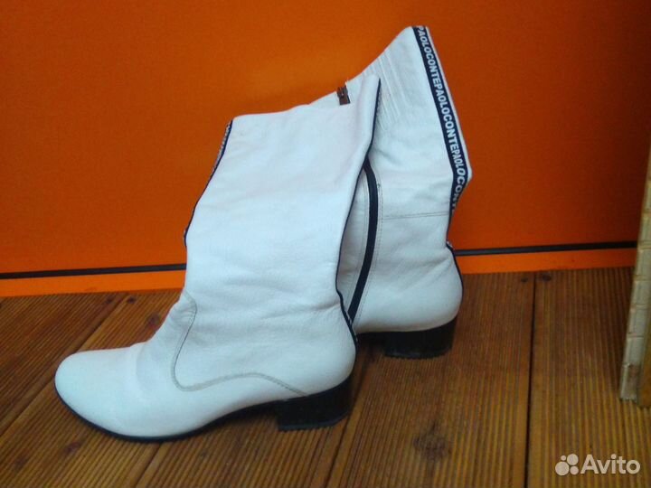 Сапоги осень натуральная кожа