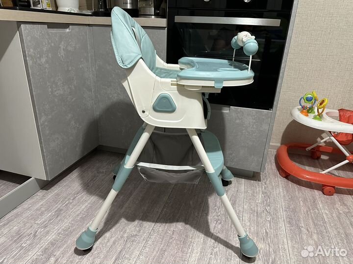 Стульчик шезлонг детский для кормления складной