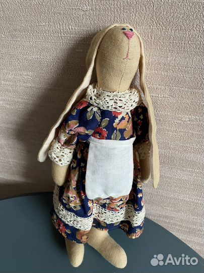 Игрушка зайка ручная работа