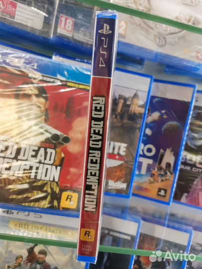 Red Dead Redemption Remaster Ps4 диск