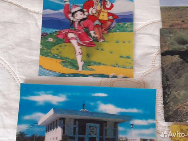 Календарики, открытки Монголии