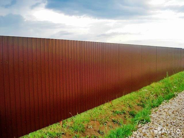 Забор из профнастила