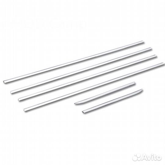 Prado 150 Хром Молдинги Отсечки Окон прямые G5ZC8