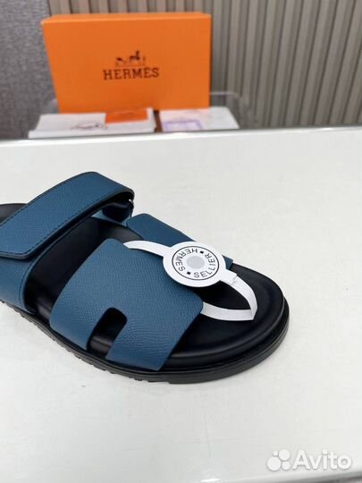 Шлепанцы мужские hermes