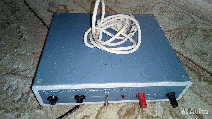 Блок питания 12В 3А от рации Лен. Защита