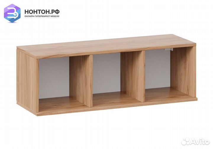 Шкаф навесной Глосс темно-серый