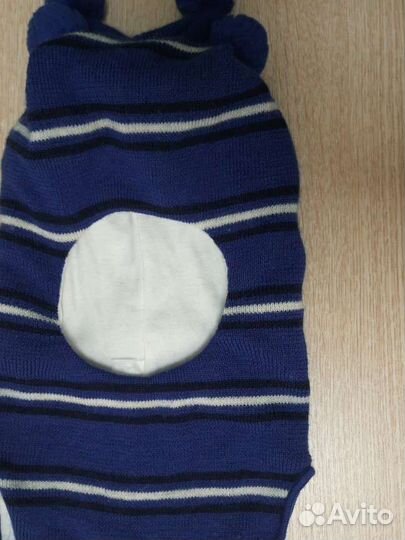 Шапка шлем Lenne зимняя шерсть утепленная 54 разме