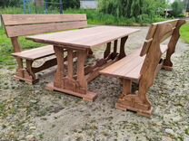 Садовая мебель комплект стол и лавки