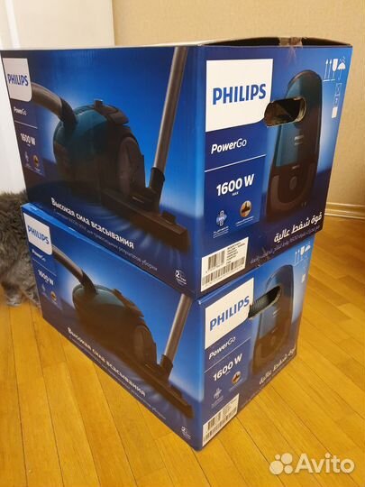 Пылесос с пылесборником Philips 1600W
