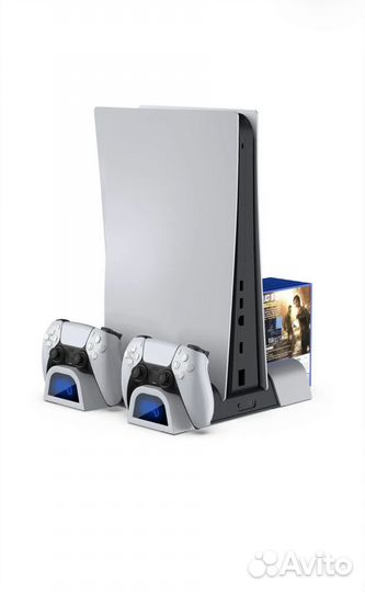 Подставка Dobe для Ps 5 с функцией охлаждения