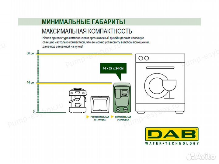 DAB Насосная станция E.sybox mini 3 для давления